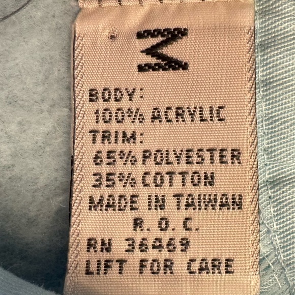 Vintage 80s 90s H.G. Sport Sky Blue Rugged Sleeve Sweater Size M Retro Pullover - Picture 15 of 16